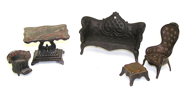 cast iron dollhouse furniture