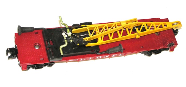 Lionel 6660 Flatcar  w/crane  Licensed Reproduction Window Box 