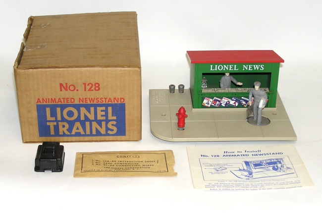 LIONEL 128 NEWSSTAND BINDING POST WITH NUT 128-12 METRIC NEW 