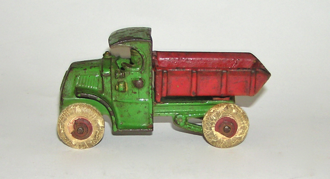 Hubley Cast Iron Federal Closed Cab Dump Truck