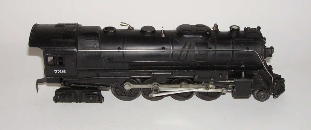 Lionel O Gauge 736 Berkshire 2-8-4 Steam Locomotive and 2046w tender