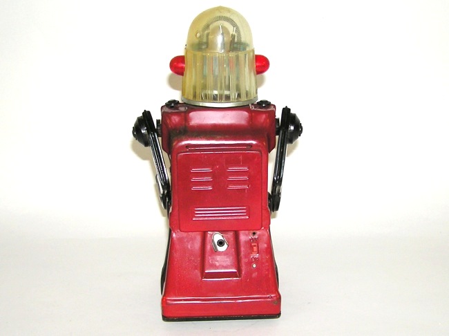   Vintage Cragstan Mr. Robot Tin Battery Operated Robot Toy Japan 1960s