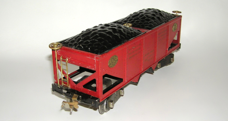 Rare Lionel Prewar Standard Gauge Coal Train 318, (3) 516, 517