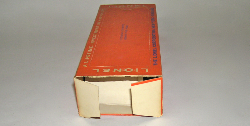 thumbnail image 2 of Lionel 3535 Licensed Reproduction Window AEC Security Car Box - Orange Cardboard O/O27 Gauge 2 of 4