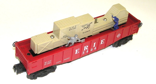 ONE 1 1 COP & ONE HOBO FOR LIONEL TRAINS 3444 ERIE OPERATING GONDOLA