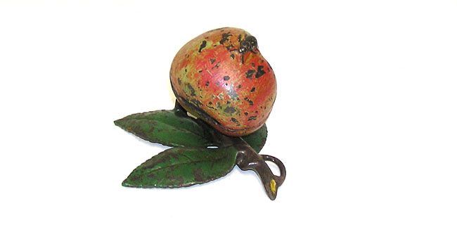Kyser & Rex Cast Iron "Apple" Still Bank NO RESERVE