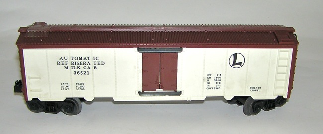 High Grade Lionel No. 3662-1 Auto Refrigerated Milk Car 1960 + BOX