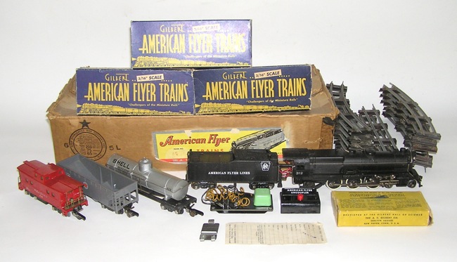 American Flyer Set 4607 Montgomery Ward w/ 312 Engine 632