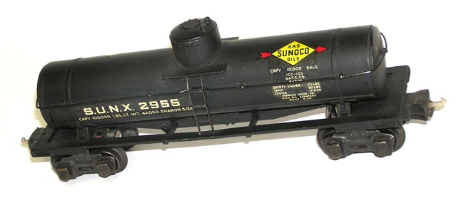 lionel sunoco tank car