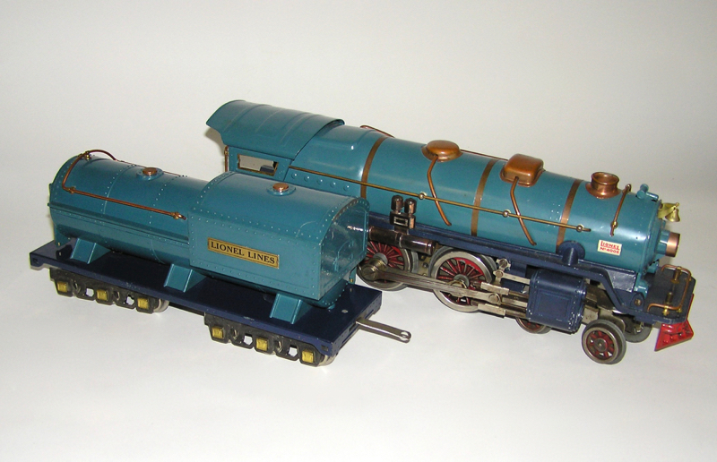 Original Prewar Lionel Std. Gauge Blue Comet 400E w 400W Tender