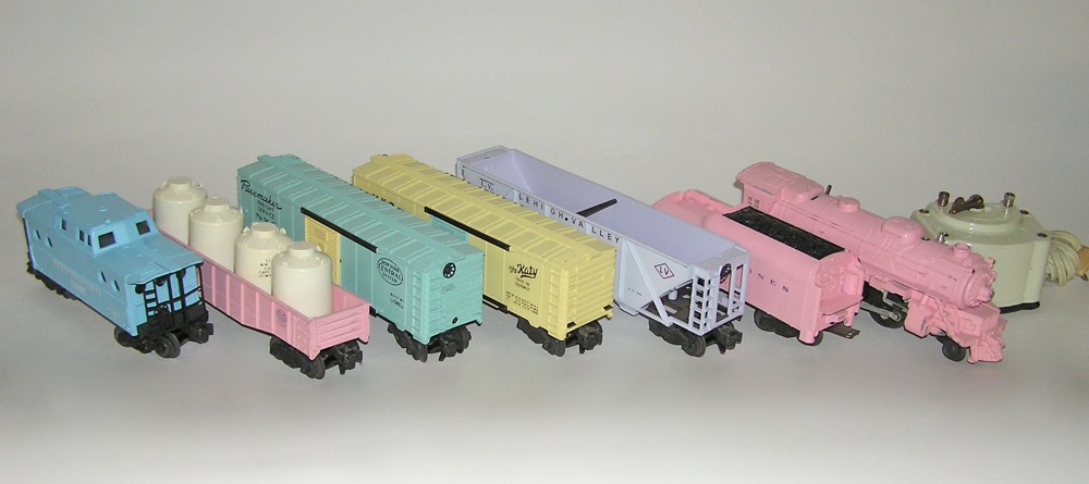 pink lionel train set for sale