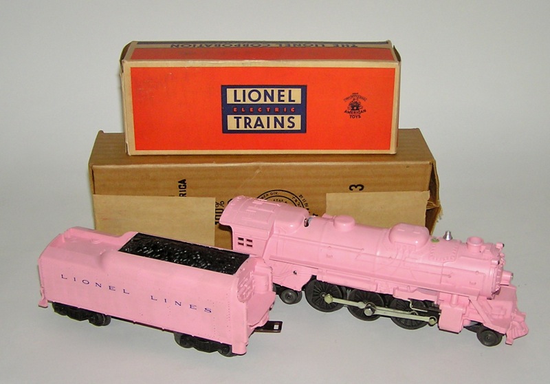 lionel pink train
