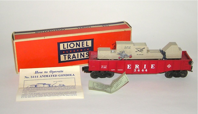 ONE 1 1 COP & ONE HOBO FOR LIONEL TRAINS 3444 ERIE OPERATING GONDOLA