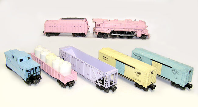 lionel pink train