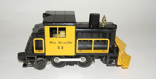 Lionel 53 Snow Plow Yellow Rails set of 4 & 6 41-6 Rivets