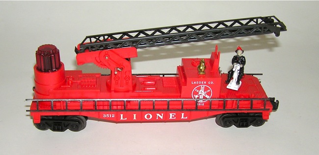 Lionel 3512 Fire and Ladder Co Car Licensed Reproduction Window Box 