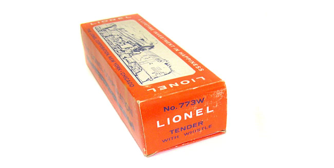 thumbnail image 2 of Lionel 773 Corrugated Hudson Reproduction Box With Insert – 1964-1966 Era, 0 & 027 Gauge 2 of 2