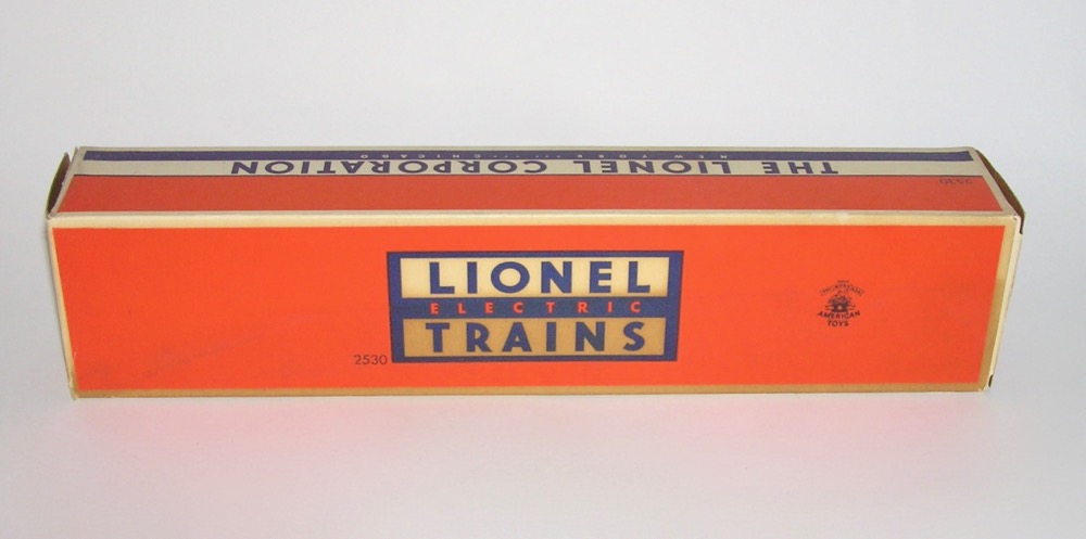 thumbnail image 2 of Lionel 2530 Baggage Car Licensed Window Reproduction Box | O & O27 Gauge | Orange 2 of 6